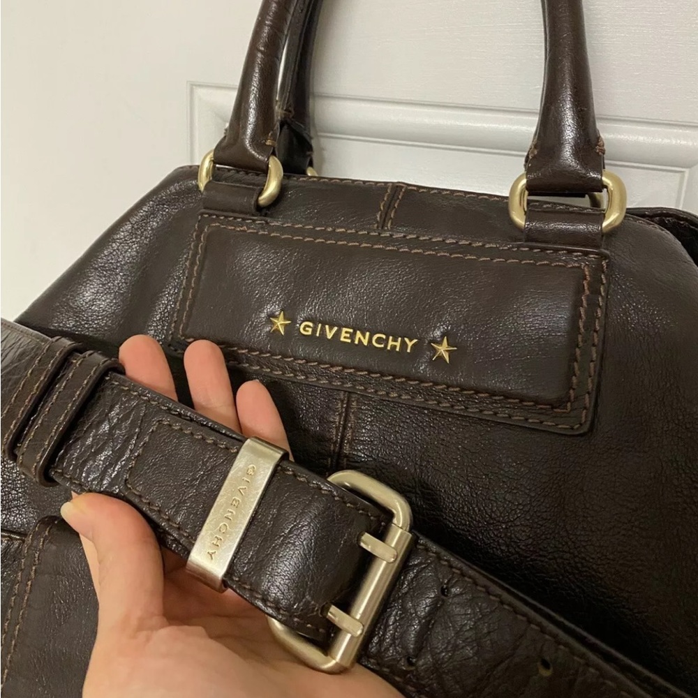 Authentic Givenchy Buggatti Medium Brown Tote Bag - image 5